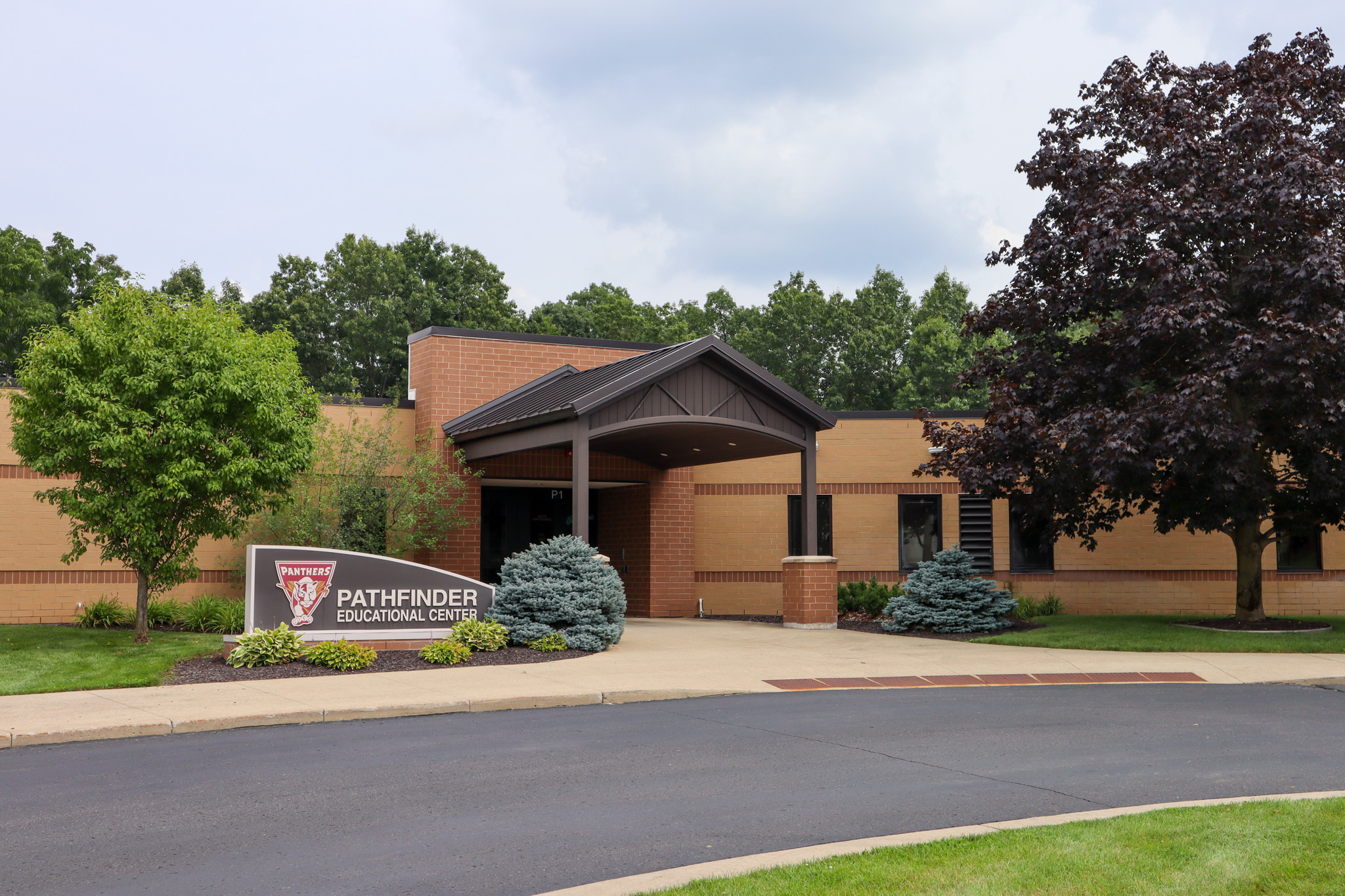 Outside of the Pathfinder Educational Center Building